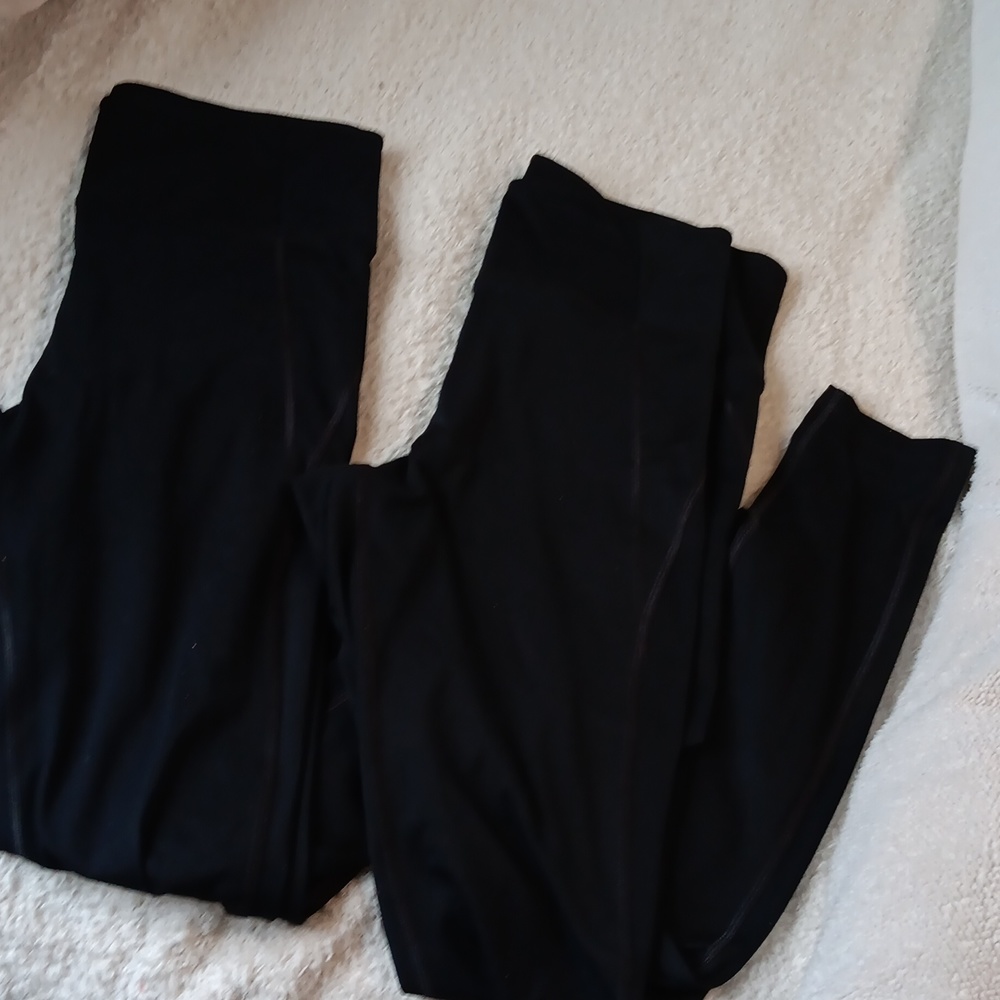(2) pair High Rise GIRLFRIEND COLLECTIVE Compression Black Leggings